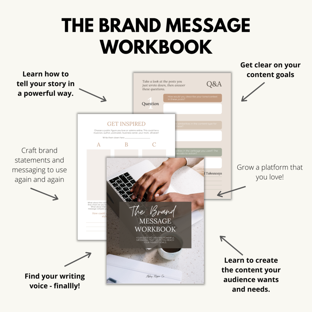 The Brand Message Workbook