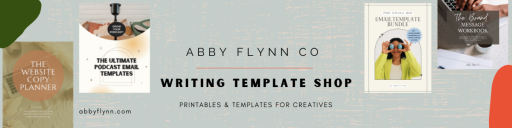 writing template shop