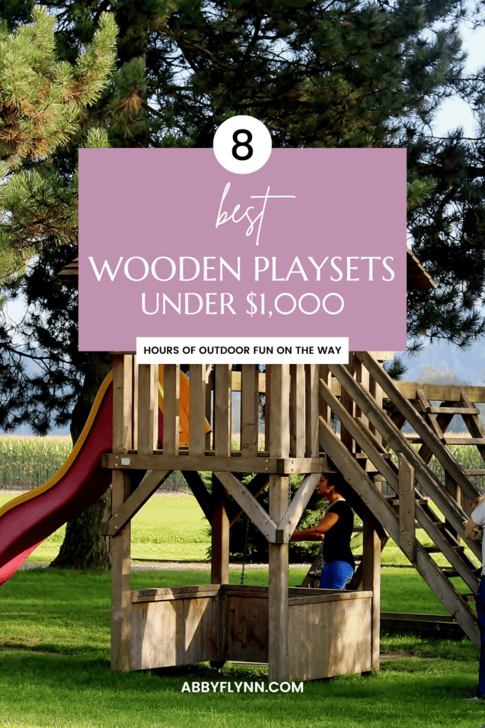 best wooden playsets