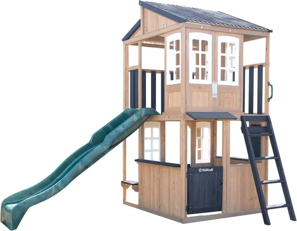 wood outdoor playset