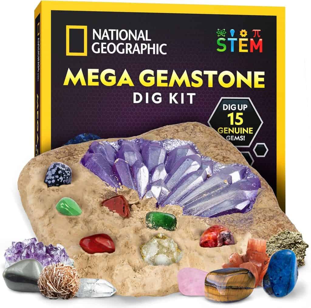 Gifts for 6 year old boys - Gemstone dig kit