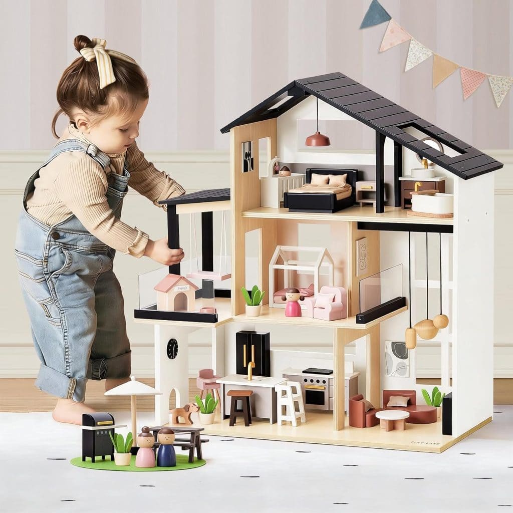 Gift ideas for 3 year old - Modern farmhouse dollhouse
