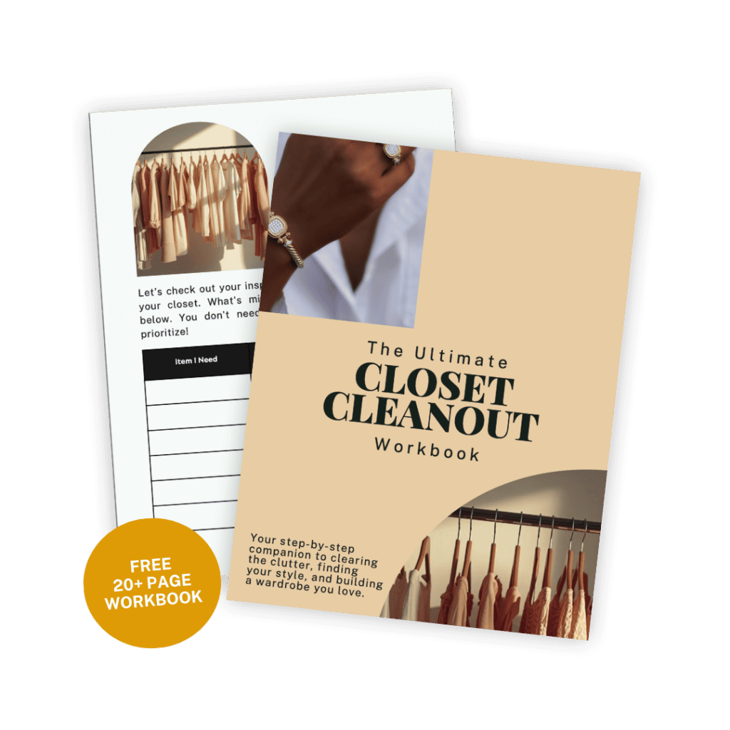 Closet Clean Out Guide Free Workbook - Abby Flynn